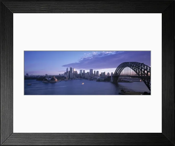 Framed Print : Opera House & Harbour bridge, Sydney, NSW, Australia Framed Print : Opera House & Harbour bridge, Sydney, NSW, Australia