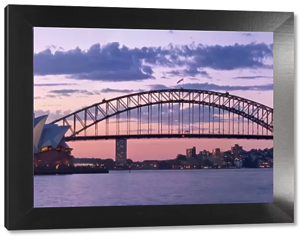 Opera House & Harbour Bridge, Sydney, New South Wales, Australia