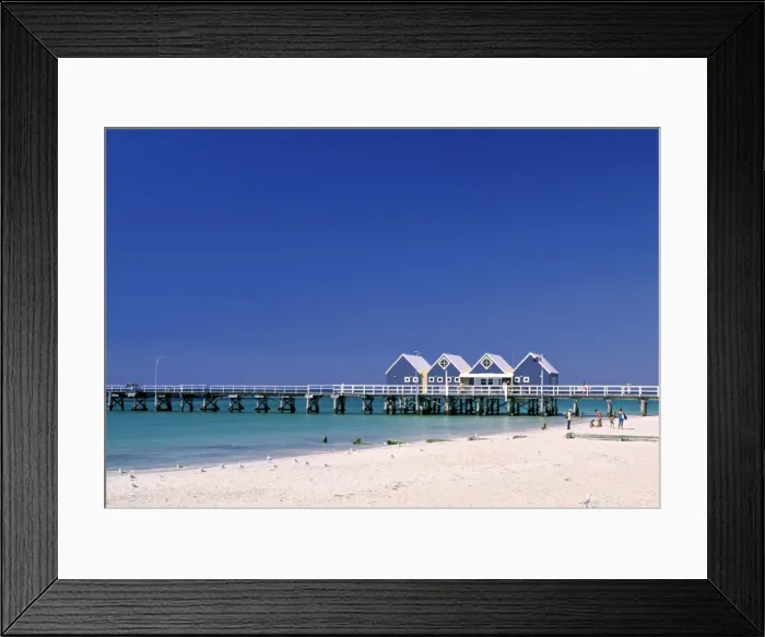 Framed Print : Busselton Jetty Framed Print : Busselton Jetty