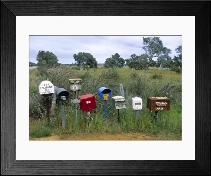 Framed Print : Letterboxes Framed Print : Letterboxes