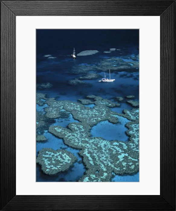 Framed Print : Great barrier Reef