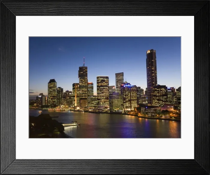 Framed Print : Australia, Queensland, Brisbane Framed Print : Australia, Queensland, Brisbane