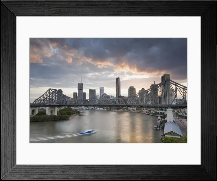 Framed Print : Australia, Queensland, Brisbane Framed Print : Australia, Queensland, Brisbane