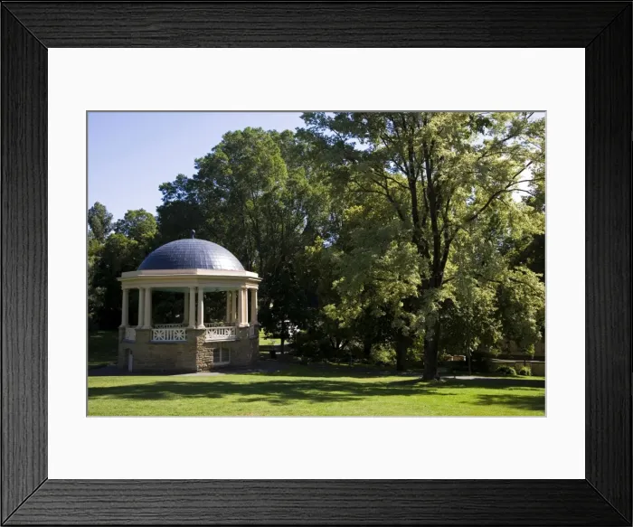 Framed Print : The bandstand in St Davids Park Framed Print : The bandstand in St Davids Park