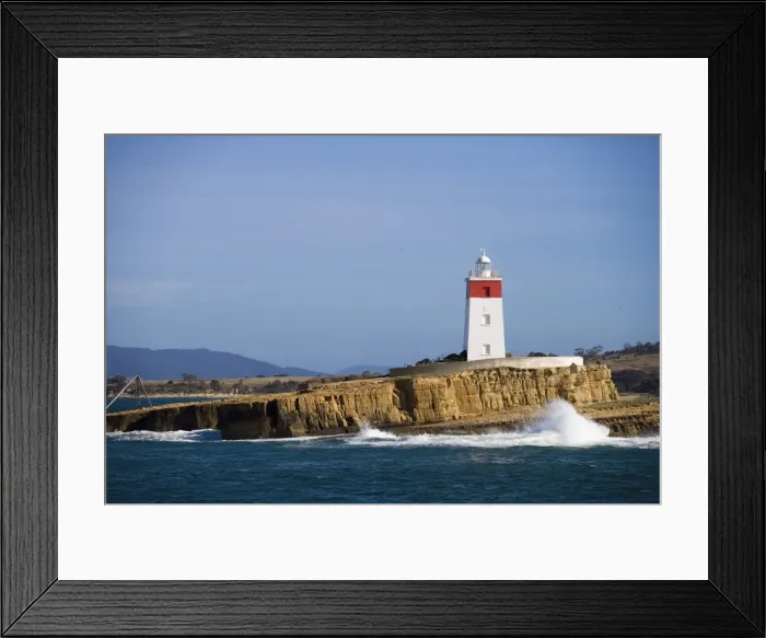 Framed Print : ron Pot lighthouse at the entrance to Hobart and the River Derwent Estuary Framed Print : ron Pot lighthouse at the entrance to Hobart and the River Derwent Estuary