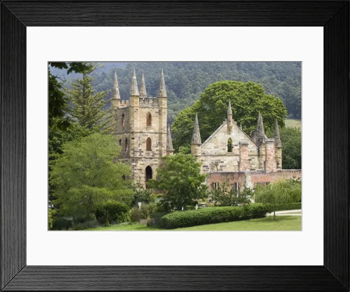 Framed Print : The infamous penal colony of Port Arthur on the Tasman Peninsula Framed Print : The infamous penal colony of Port Arthur on the Tasman Peninsula