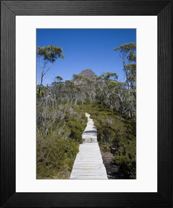 Framed Print : Barn Bluff on the Overland Track Framed Print : Barn Bluff on the Overland Track