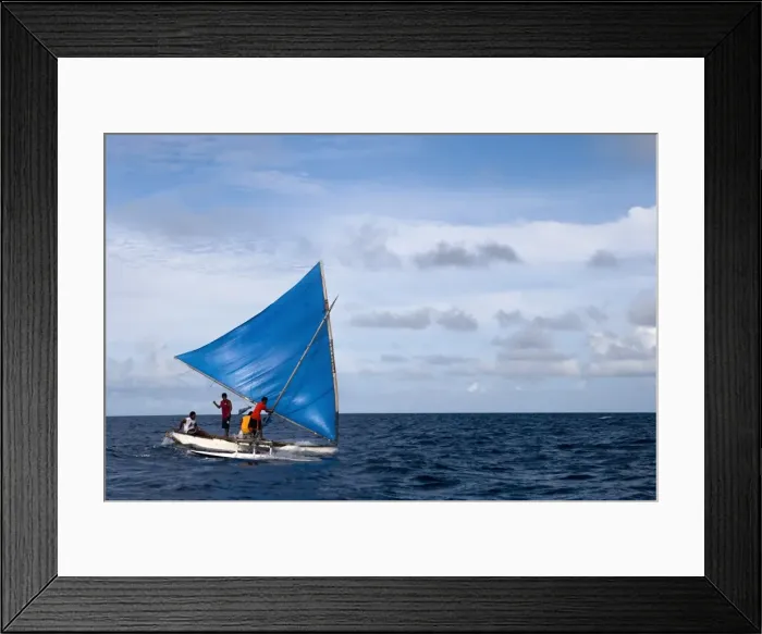 Framed Print : Traditional Outrigger Canoe Framed Print : Traditional Outrigger Canoe