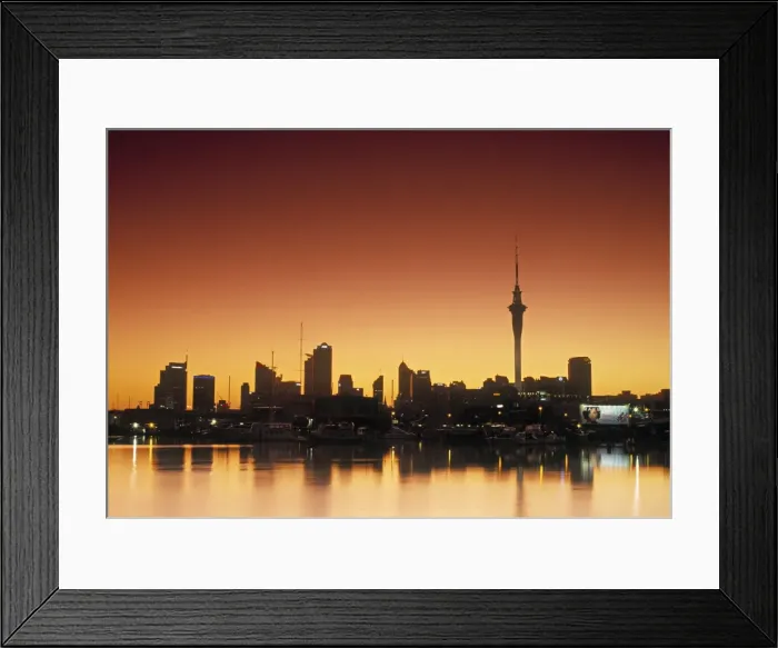Framed Print : Skyline, Auckland Framed Print : Skyline, Auckland