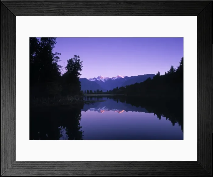 Framed Print : Lake Matheson Framed Print : Lake Matheson