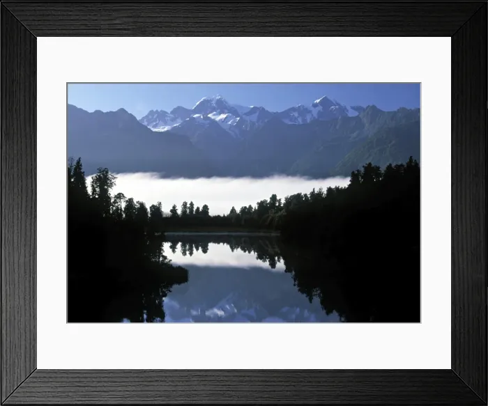 Framed Print : Lake Matheson, Mt Framed Print : Lake Matheson, Mt