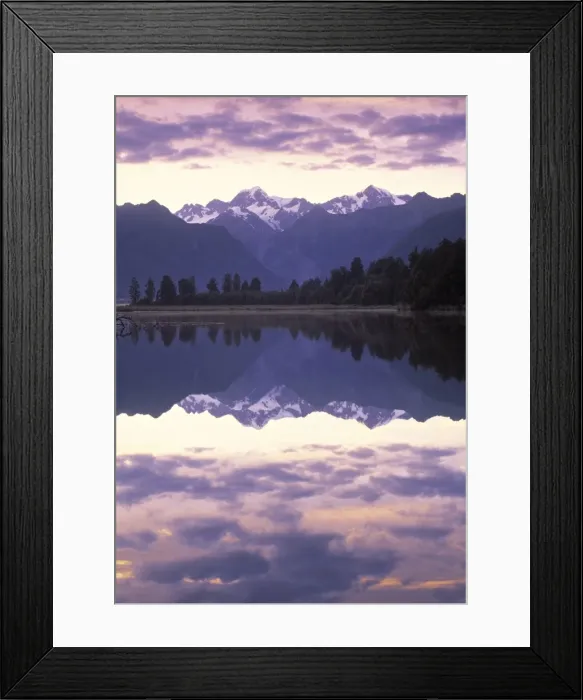 Framed Print : Lake Matheson, Mt Framed Print : Lake Matheson, Mt