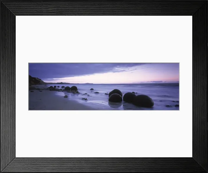 Framed Print : Moeraki Boulders Framed Print : Moeraki Boulders