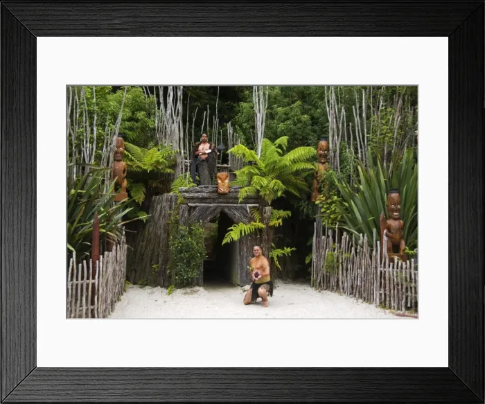 Framed Print : New Zealand, North Island, Rotorua
