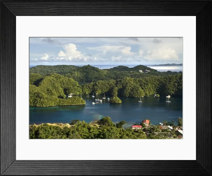 Framed Print : The Rock Islands as seen from Koror Framed Print : The Rock Islands as seen from Koror