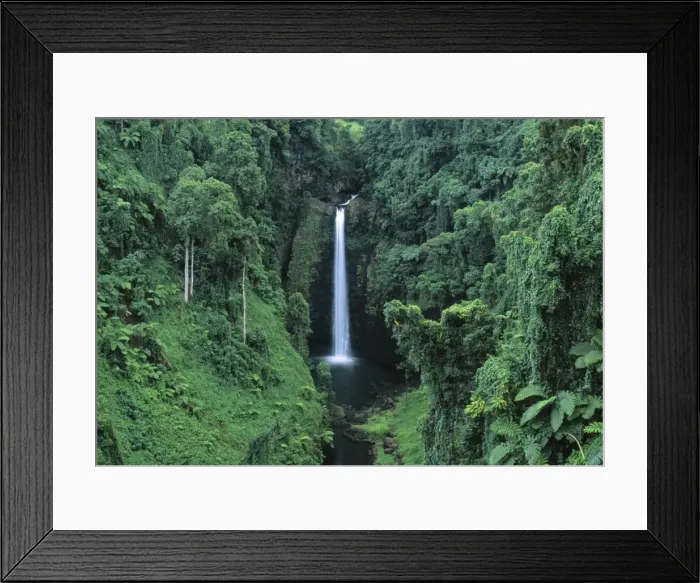 Framed Print : Afu Aau Waterfall