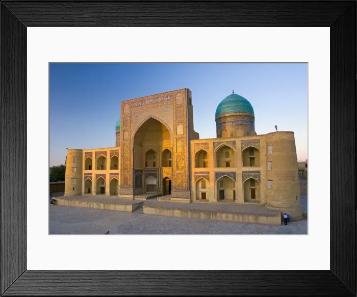 Framed Print : Mir-i-arab Madrassah, Bukhara, Uzbekistan Framed Print : Mir-i-arab Madrassah, Bukhara, Uzbekistan