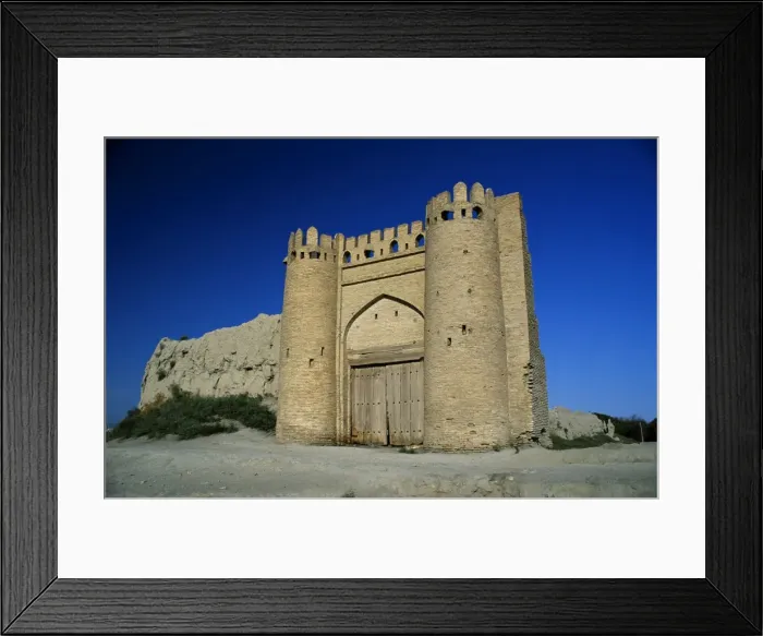 Framed Print : The Karakul Gate and the remains of the city walls Framed Print : The Karakul Gate and the remains of the city walls