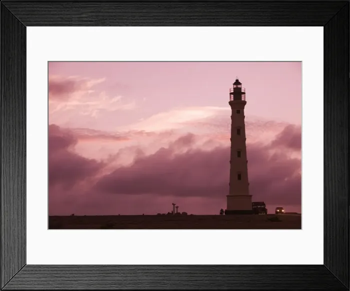 Framed Print : California Lighthouse, North End, Aruba, Caribbean