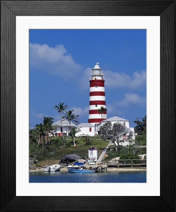 Framed Print : Lighthouse at Hope Town on the island of Abaco Framed Print : Lighthouse at Hope Town on the island of Abaco