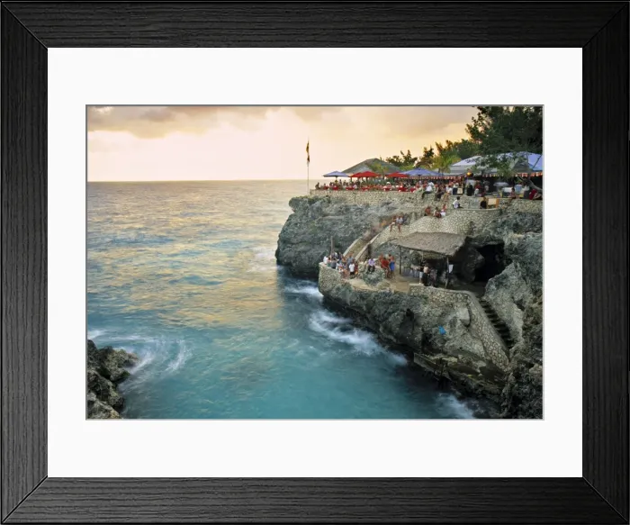 Framed Print : Ricks Cafe