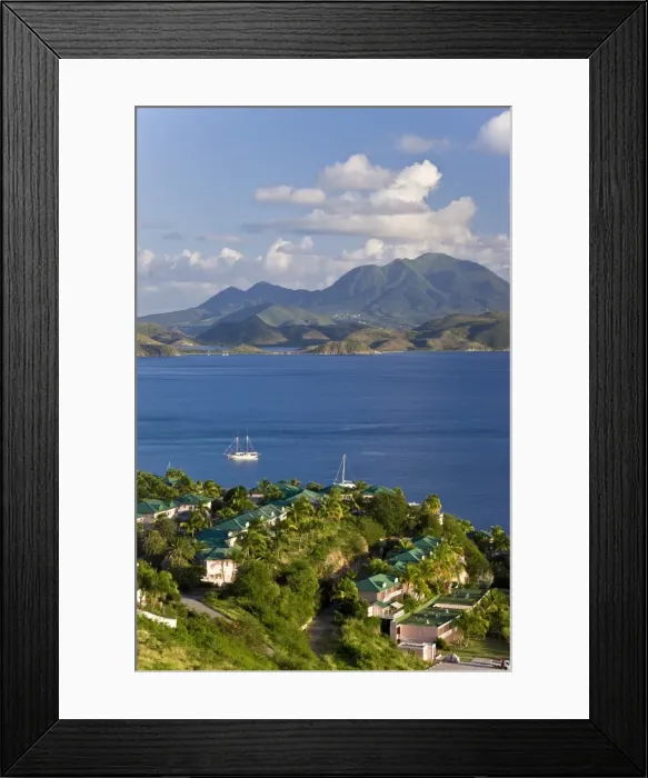 Framed Print : Caribbean, St Kitts and Nevis, St Kitts, Frigate Bay Framed Print : Caribbean, St Kitts and Nevis, St Kitts, Frigate Bay