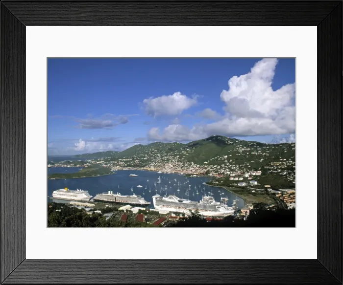 Framed Print : Charlotte Amalie, St