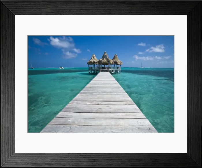 Framed Print : Belize, Ambergris Caye Framed Print : Belize, Ambergris Caye