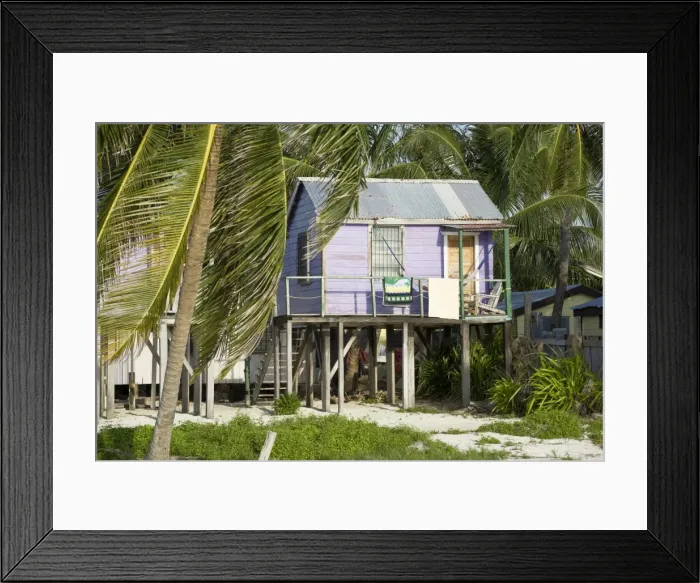 Framed Print : Belize, Caye Caulker Framed Print : Belize, Caye Caulker