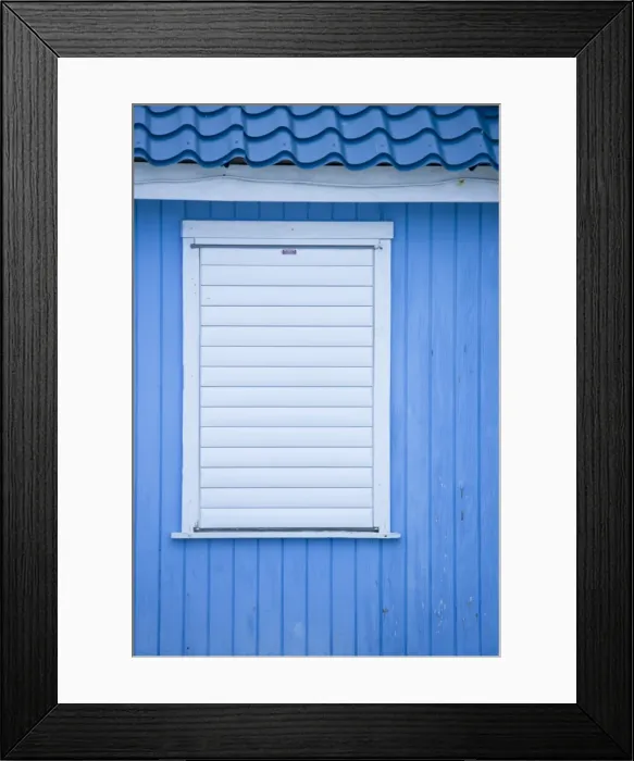 Framed Print : Window and blue wall, Caye Caulker, Belize Framed Print : Window and blue wall, Caye Caulker, Belize