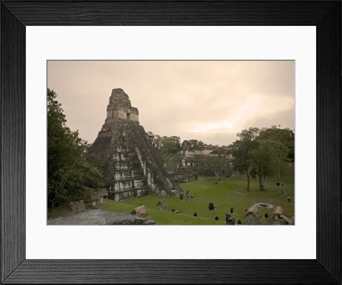 Framed Print : Tikal Pyramid ruins (UNESCO site) Framed Print : Tikal Pyramid ruins (UNESCO site)