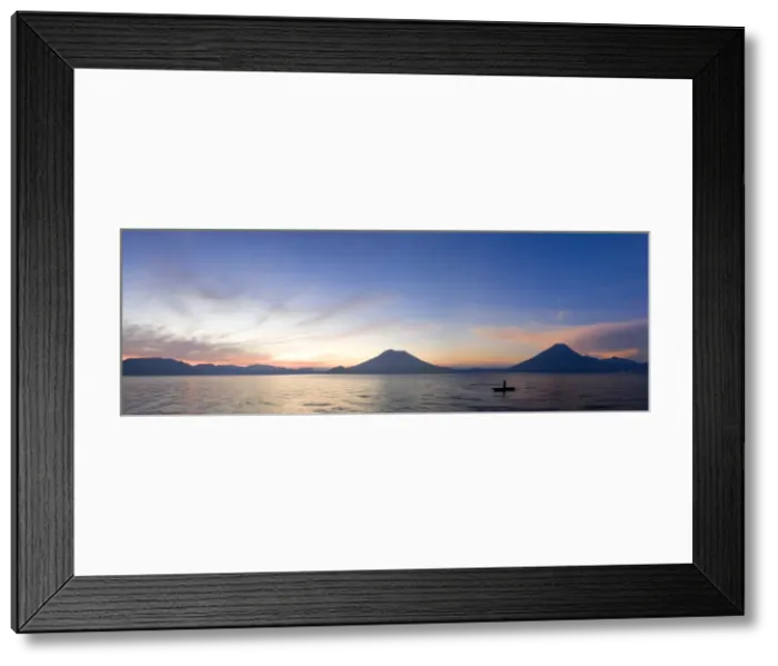 Framed Print : Toliman, Atitlan and San Pedro Volcanoes Framed Print : Toliman, Atitlan and San Pedro Volcanoes