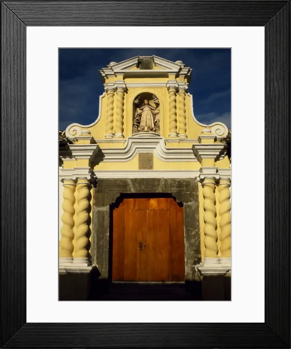 Framed Print : Some of Antiguas small churches excel in decorative Framed Print : Some of Antiguas small churches excel in decorative