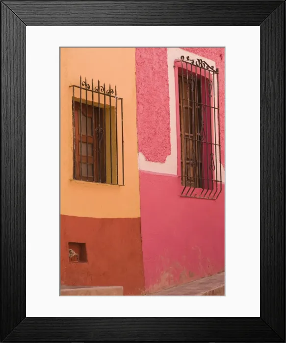 Framed Print : Mexico, Guanajuato State, Guanajuato, Callejon El Potrero Street Framed Print : Mexico, Guanajuato State, Guanajuato, Callejon El Potrero Street