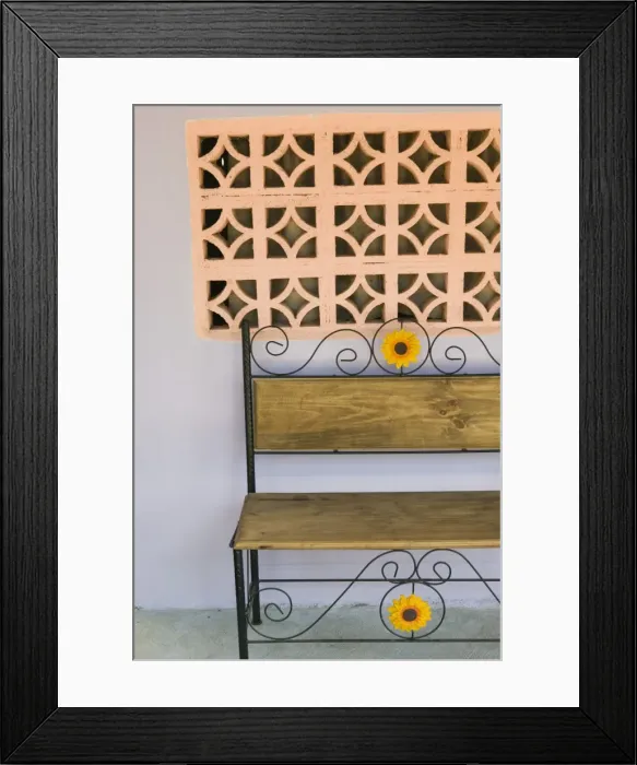 Framed Print : Mexico, Pacific Coast, Guerrero, Barra de Potosi, Veranda Detail Framed Print : Mexico, Pacific Coast, Guerrero, Barra de Potosi, Veranda Detail