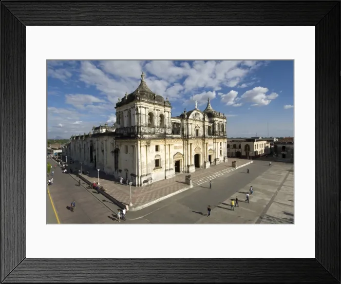 Framed Print : Cathedral of Leon, Basilica de Asuncion, Leon, Nicaragua Framed Print : Cathedral of Leon, Basilica de Asuncion, Leon, Nicaragua