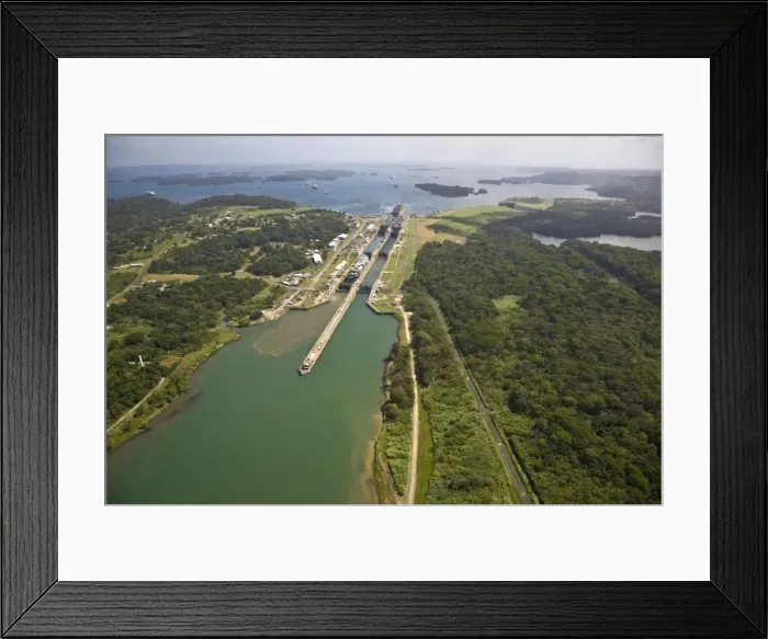 Framed Print : Panama, Panama Canal Framed Print : Panama, Panama Canal