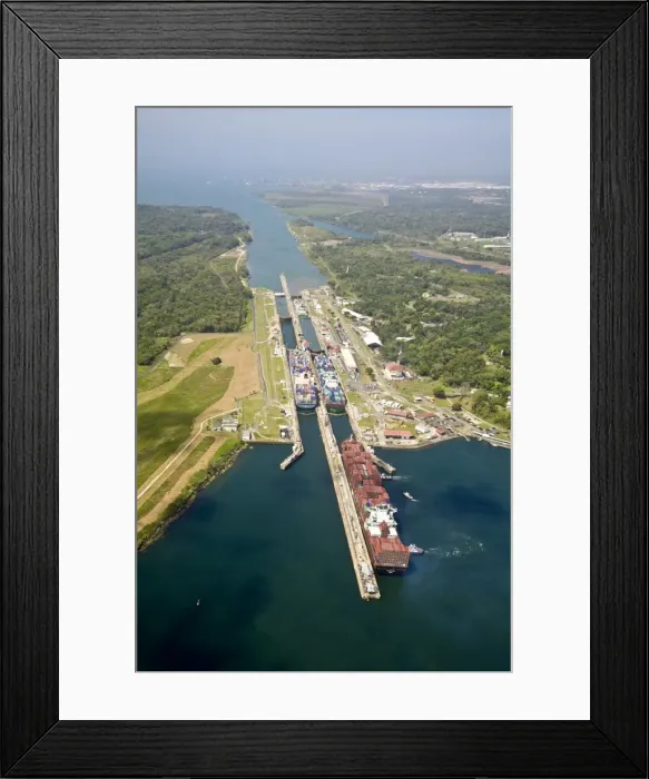 Framed Print : Panama, Panama Canal Framed Print : Panama, Panama Canal