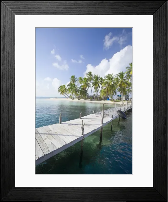 Framed Print : Panama, Comarca de Kuna Yala