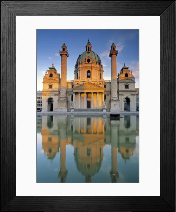 Framed Print : St. Charles Church Framed Print : St. Charles Church