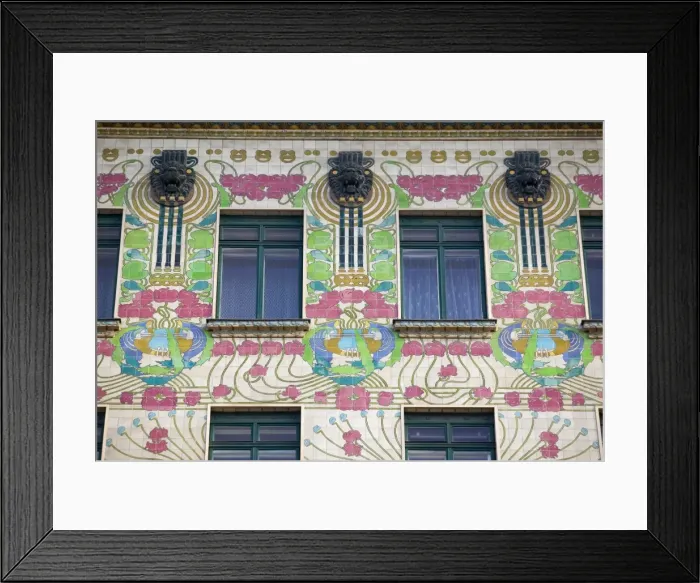 Framed Print : Jugendstil Building Framed Print : Jugendstil Building