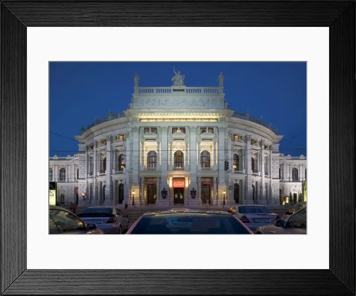 Framed Print : Vienna Burgtheater Framed Print : Vienna Burgtheater