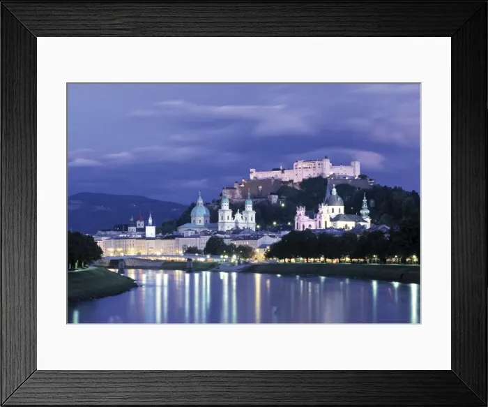 Framed Print : Alt Stadt and Hohensalzburg Fortress Framed Print : Alt Stadt and Hohensalzburg Fortress