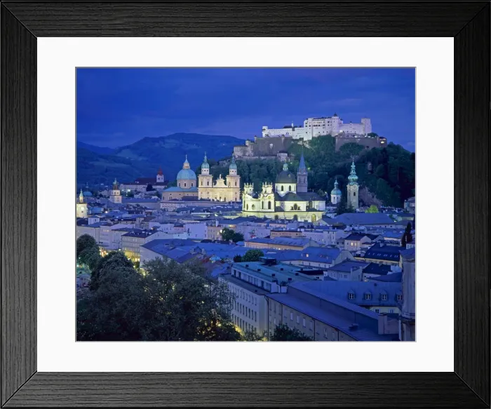 Framed Print : View over Salzburg, Austria Framed Print : View over Salzburg, Austria