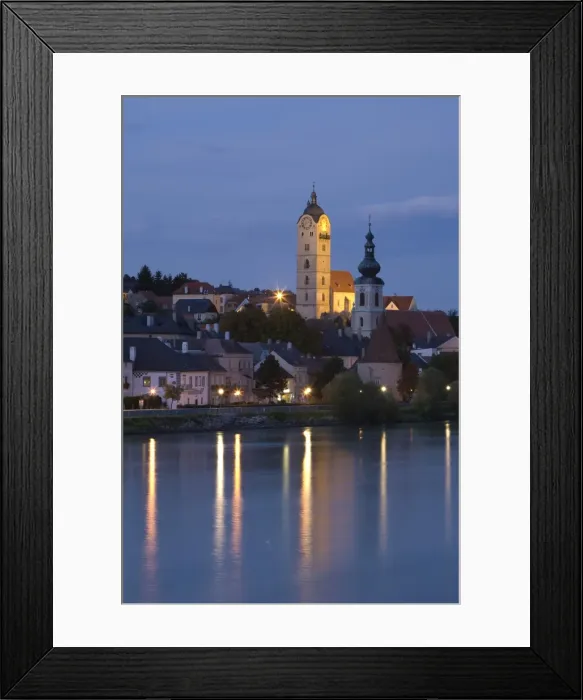 Framed Print : Krems on Danube, Wachau, Lower Austria, Austria Framed Print : Krems on Danube, Wachau, Lower Austria, Austria