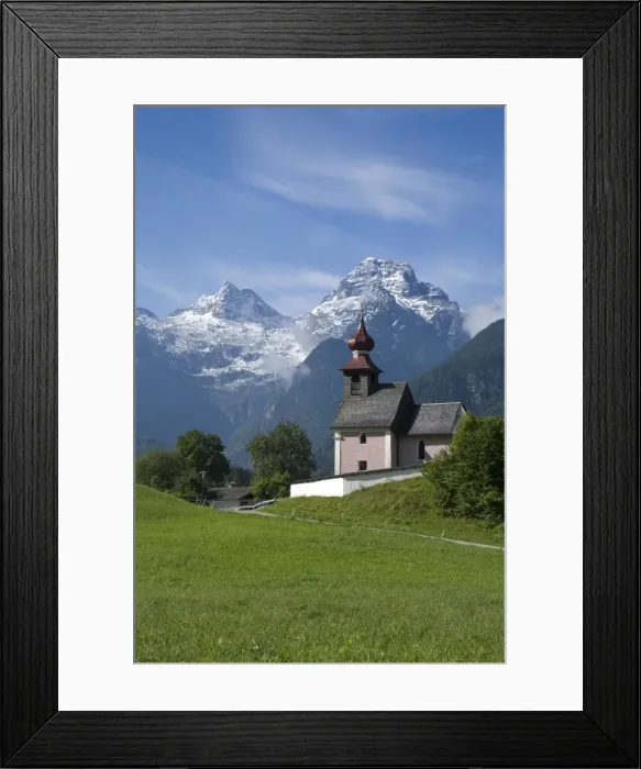 Framed Print : Au, Near Lofer, Salzburg state, Austria Framed Print : Au, Near Lofer, Salzburg state, Austria