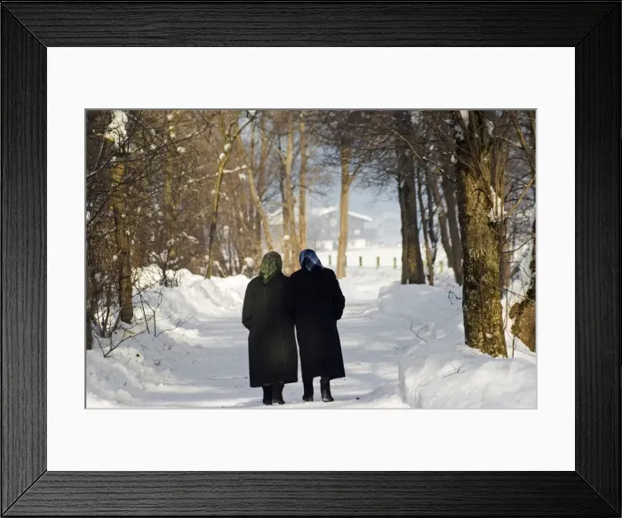 Framed Print : Austria Austrian Tyrol Zillertal Valley Mayrhofen Ski