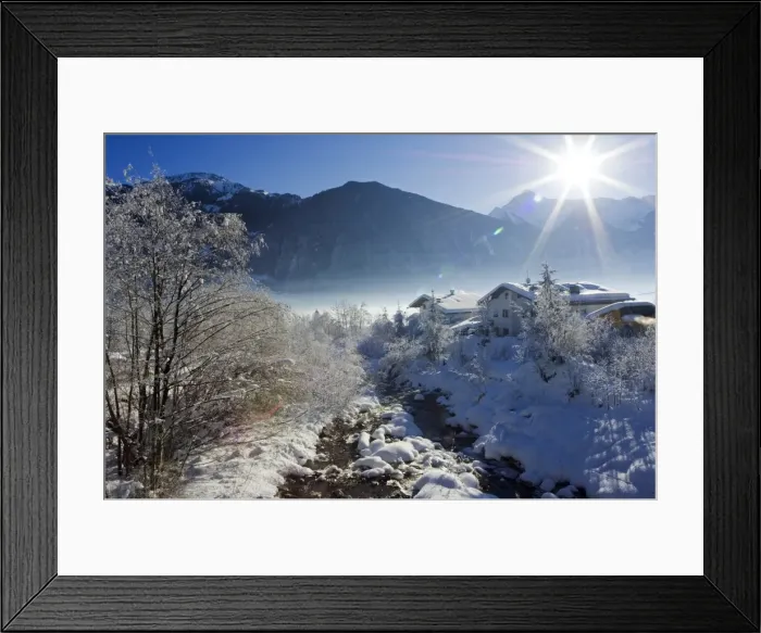 Framed Print : Austria Austrian Tyrol Zillertal Valley Mayrhofen Ski Framed Print : Austria Austrian Tyrol Zillertal Valley Mayrhofen Ski