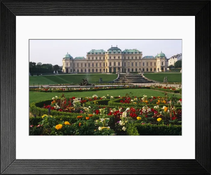 Framed Print : Austria, Vienna, Belvedere Palace Framed Print : Austria, Vienna, Belvedere Palace