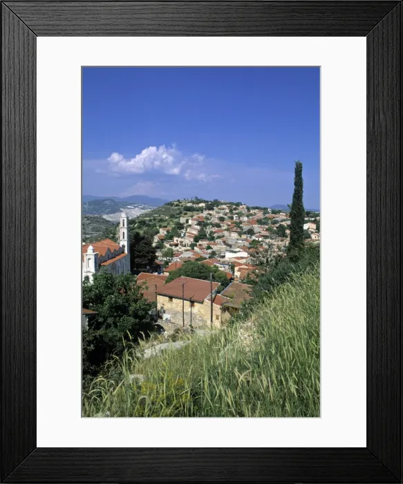 Framed Print : Lofou Village Framed Print : Lofou Village